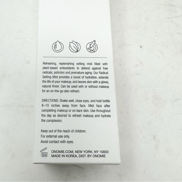 ONOMIE Radical Setting Mist NIB 150ml - Picture 8 of 8